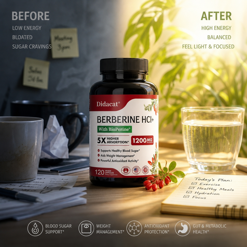 Berbérine HCl + BioPerine