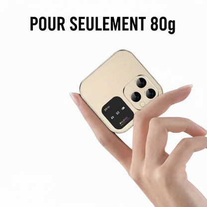 Nouveau mini téléphone portable pliable.