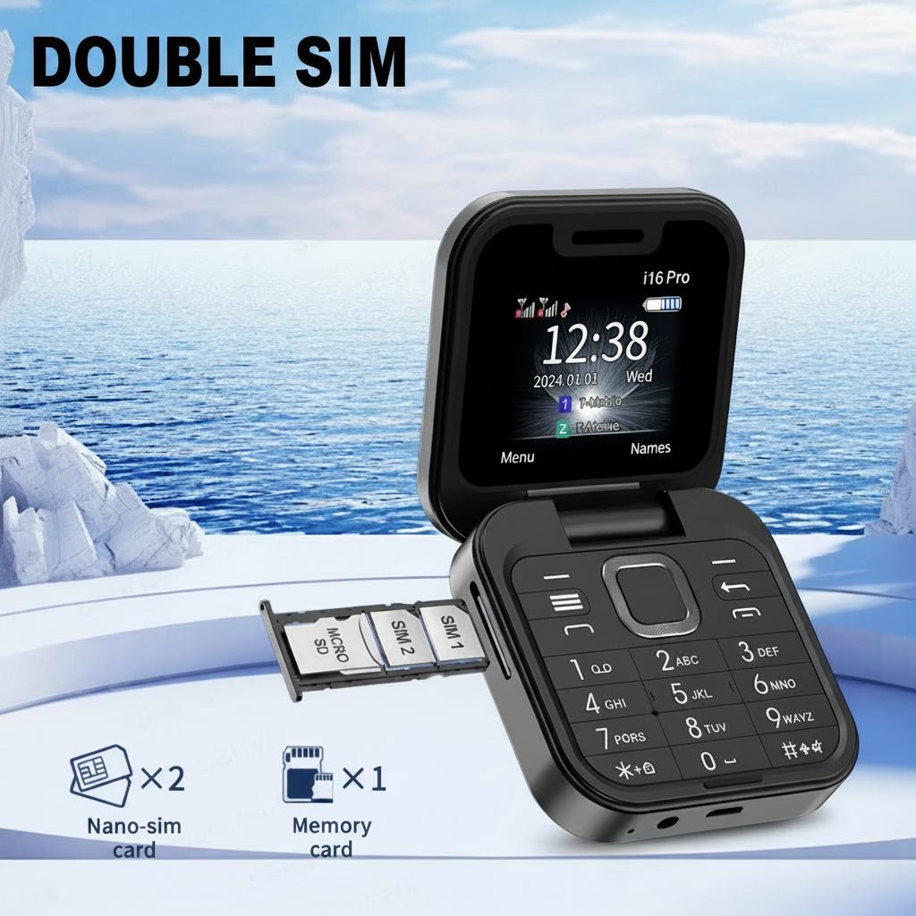 Nouveau mini téléphone portable  pliable.