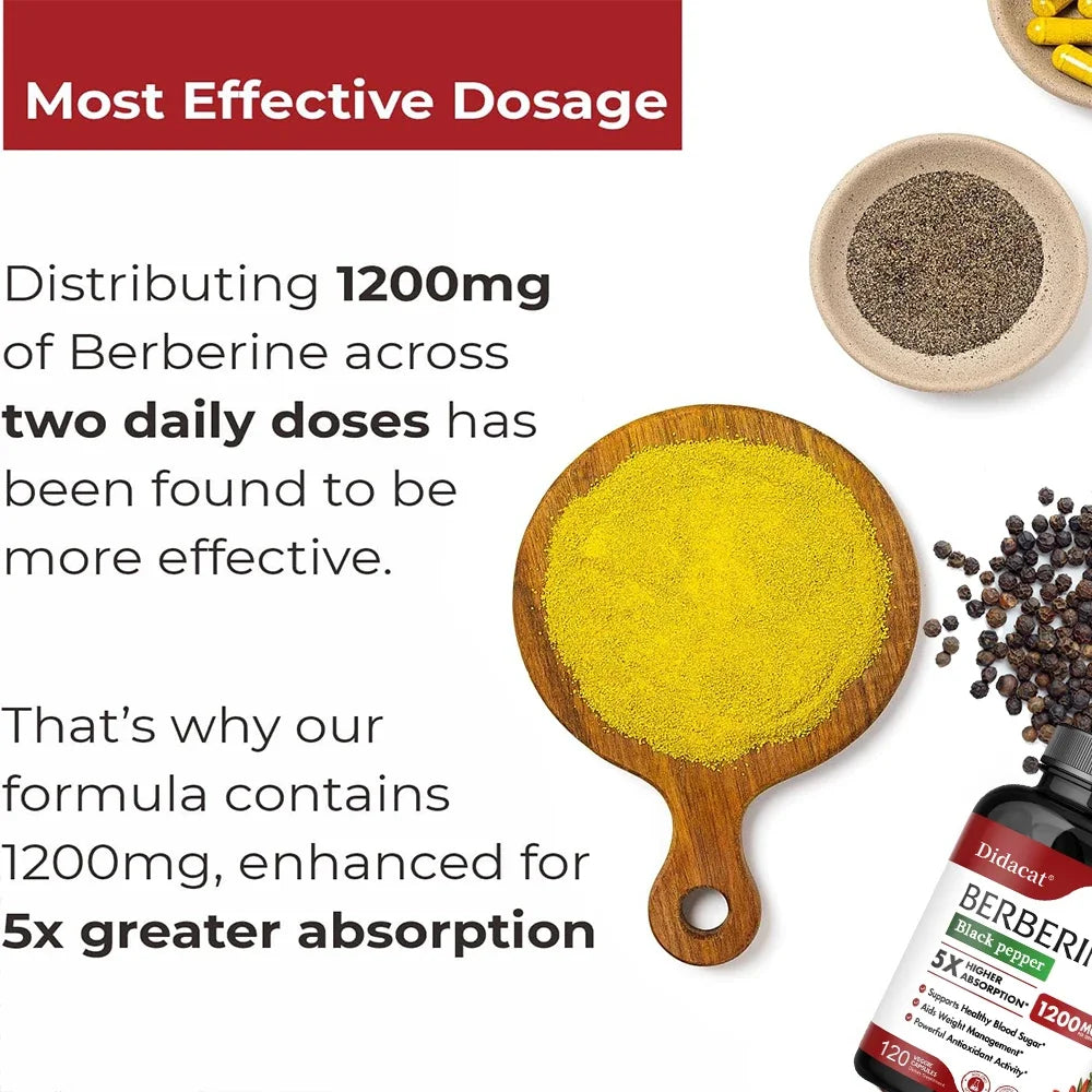 Berbérine HCl + BioPerine